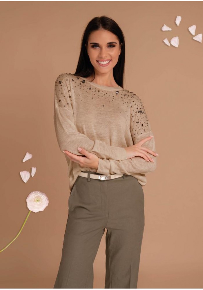 Magenta kötött felső