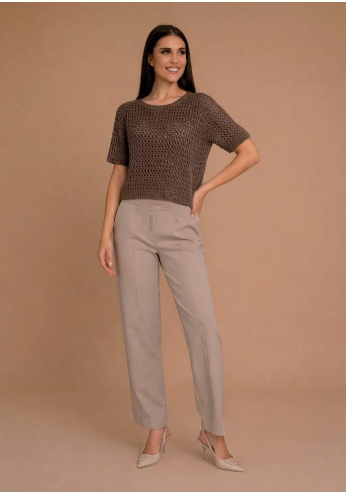 Magenta kötött felső