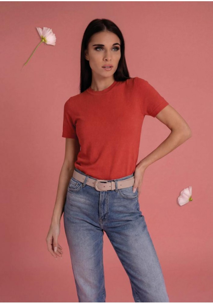 Magenta kötött felső