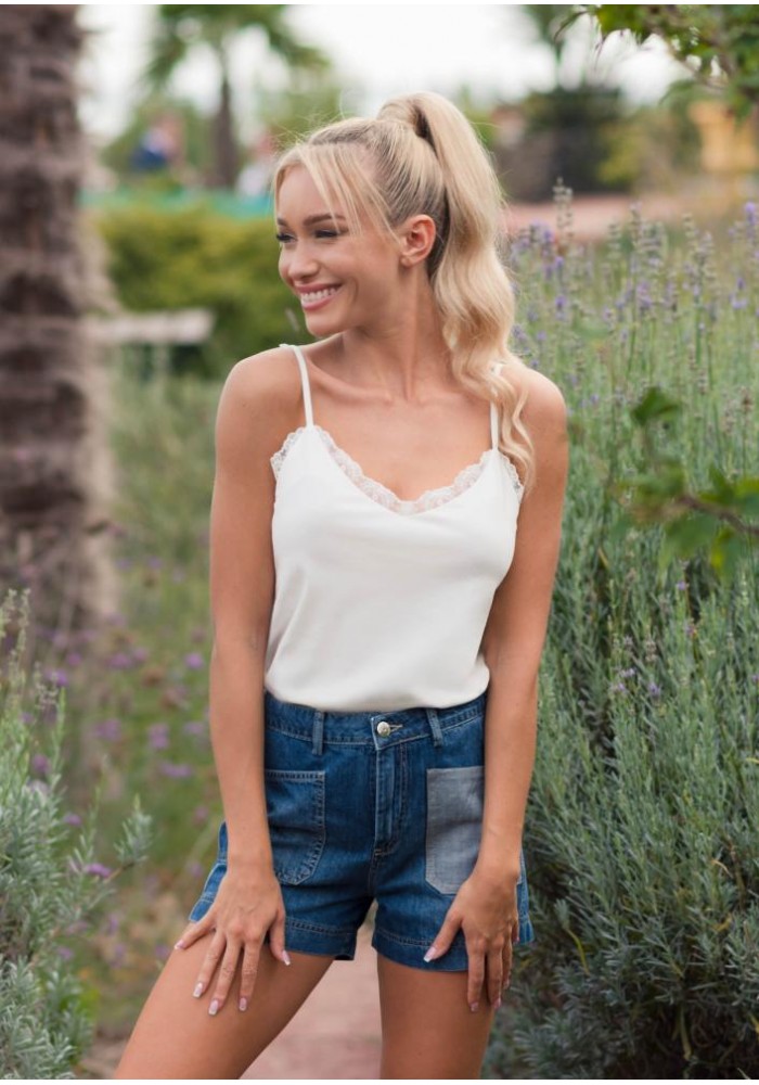 Magenta top