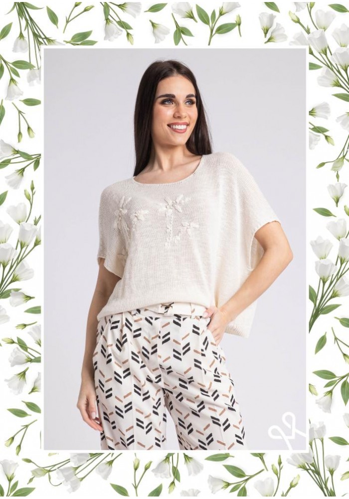 Magenta kötött felső