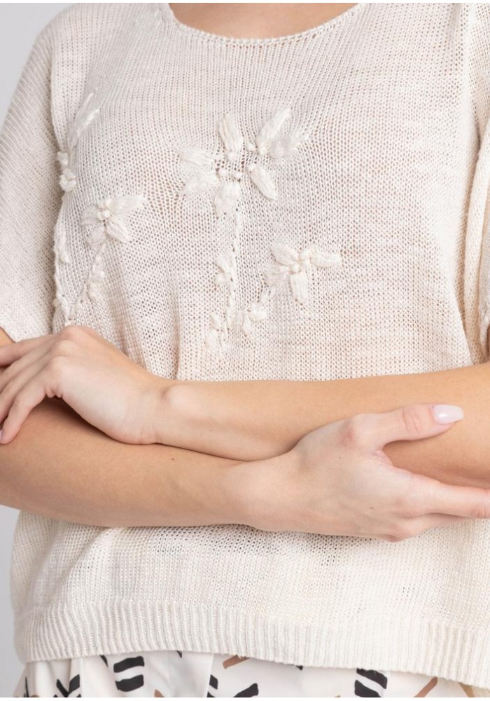 Magenta kötött felső