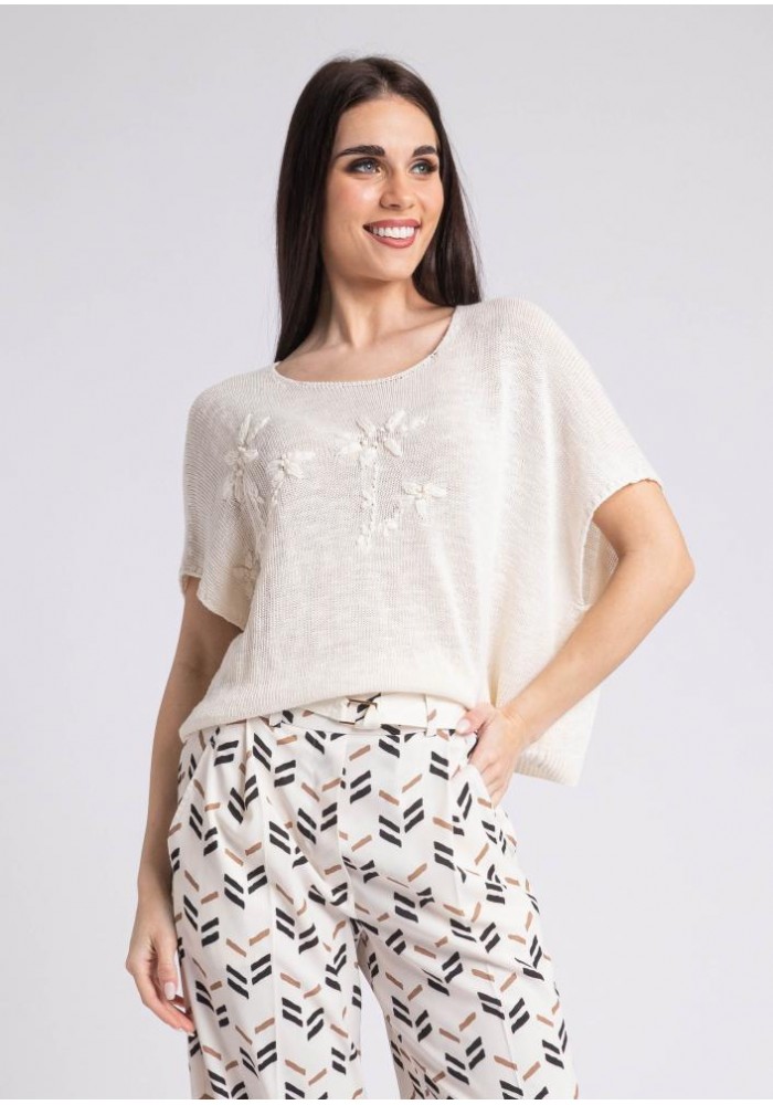 Magenta kötött felső